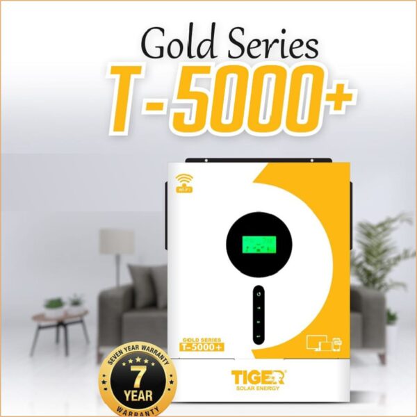 Tiger Inverter T5000+ | Gold Series | 3.6KW - Image 2