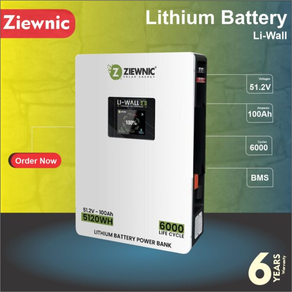 Ziewnic battery 51.2v 100Ah