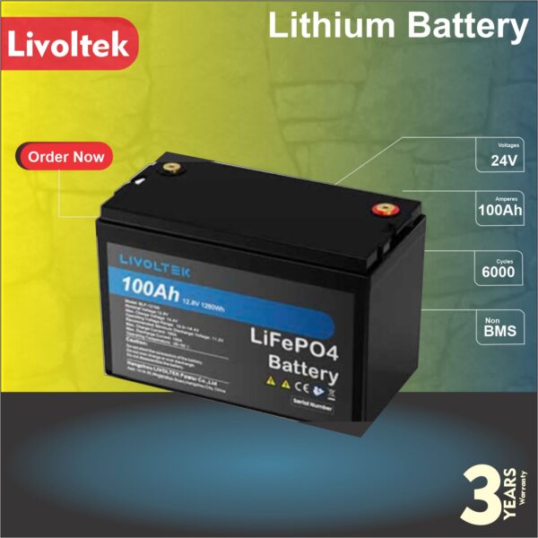 livoltek 24v 100ah battery