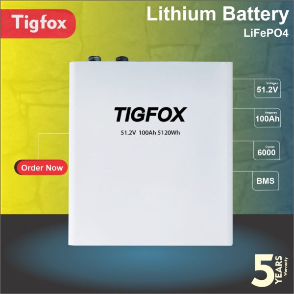 tigfox lithium battery LiFePO4 slim